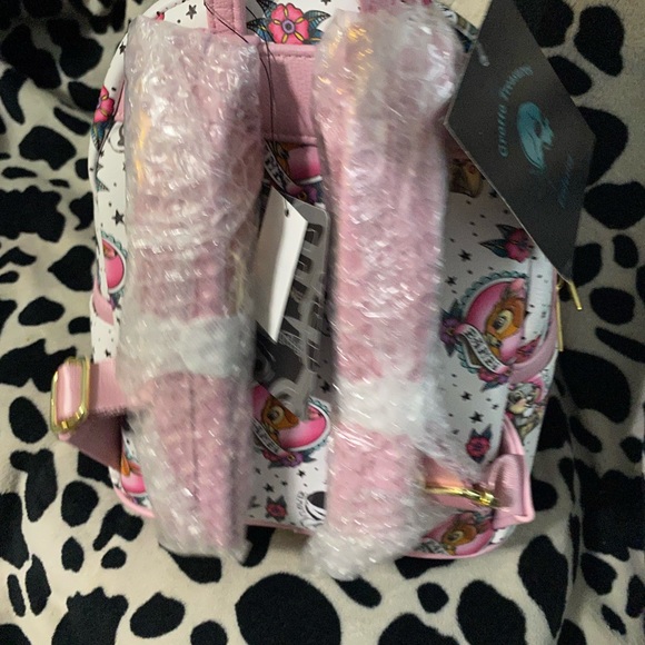 Bambi thumper flower tattoo loungefly backpack - Picture 3 of 5